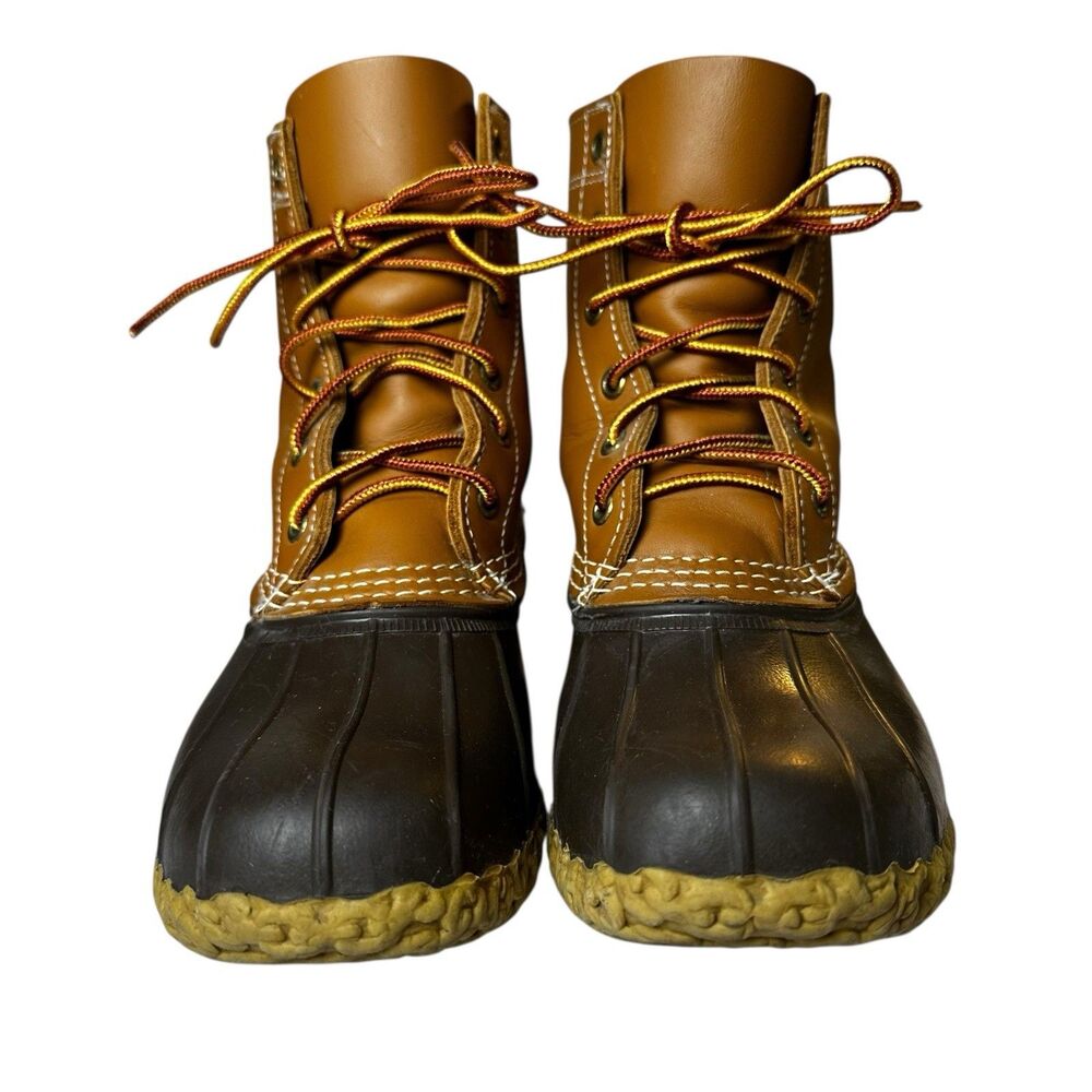 L.L. Bean 6" Bean Boots Duck Boots Leather Rubber Sole‎ | 6M Women’s Made In USA - Picture 2 of 10